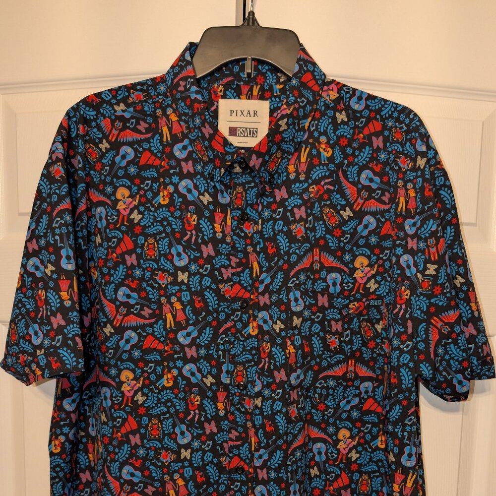 RSVLTS Disney Pixar Coco "The Music in Me" KUNUFLEX Shirt - XXL - Like New